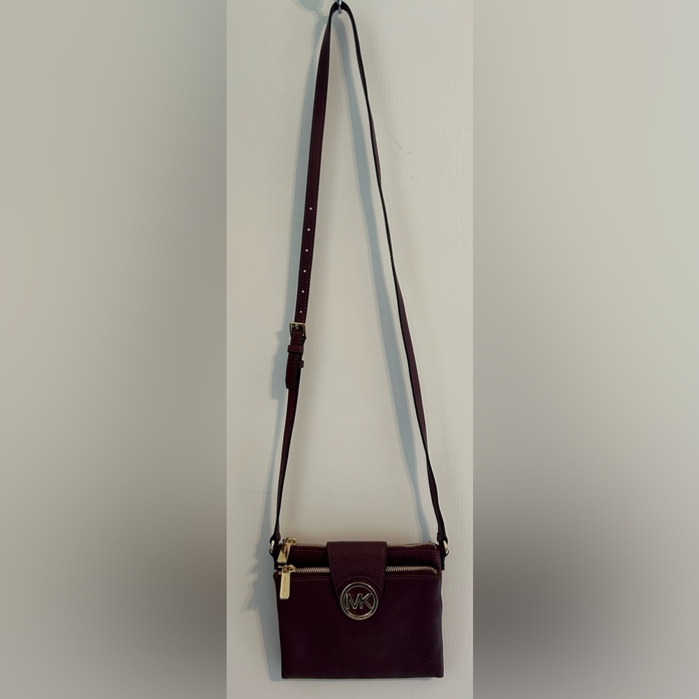 Michael Kors Burgundy Crossbody